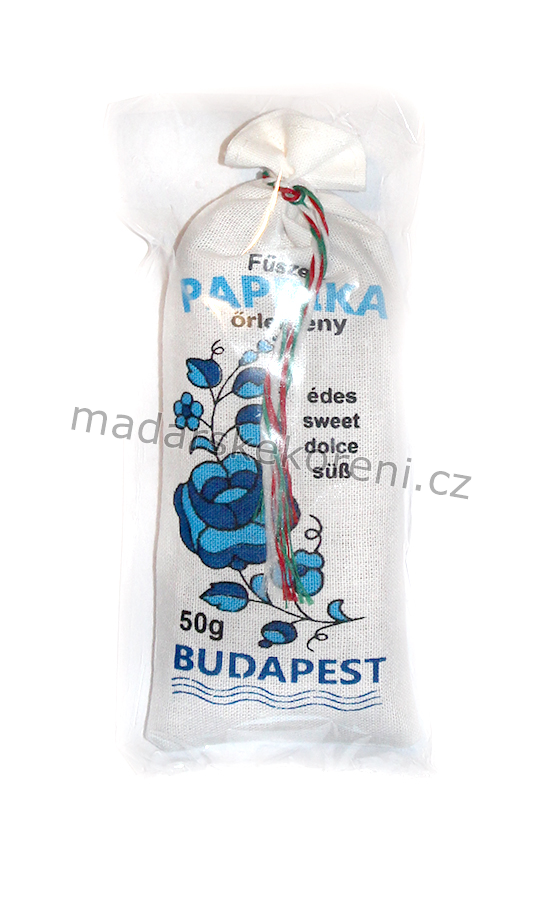 Maďarská paprika sladká v lněném pytlíku - 50g
